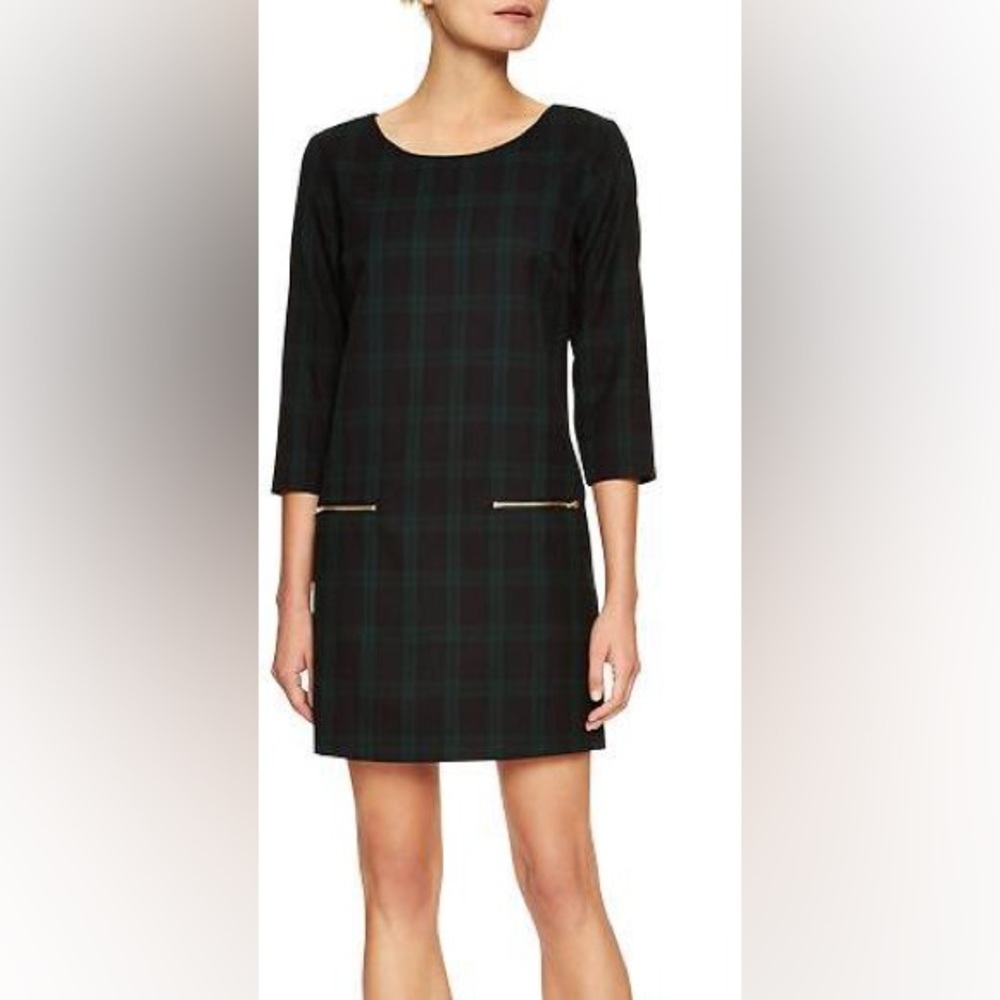 Gap Factory Plaid Shift Dress, XL